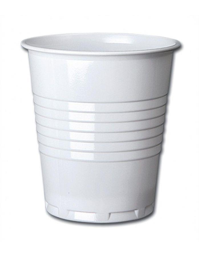 Squat Plastic Vending Cups - White - 7oz