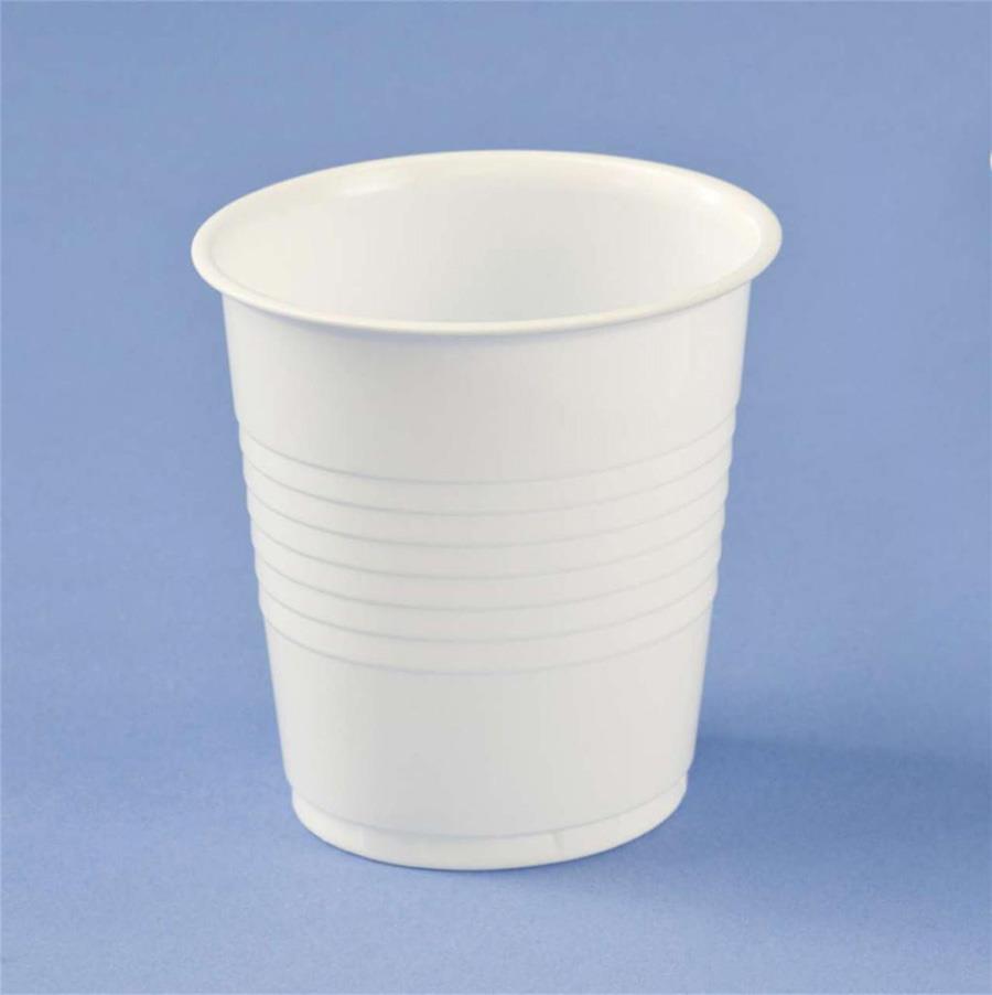 White 7oz Non Vending Plastic Cups