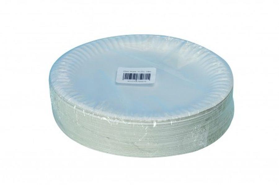 9" White Paper Plates