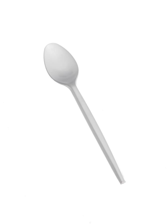 Plastic Teaspoons White x 100