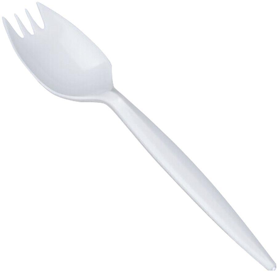 5" Plastic Sporks White x 1000