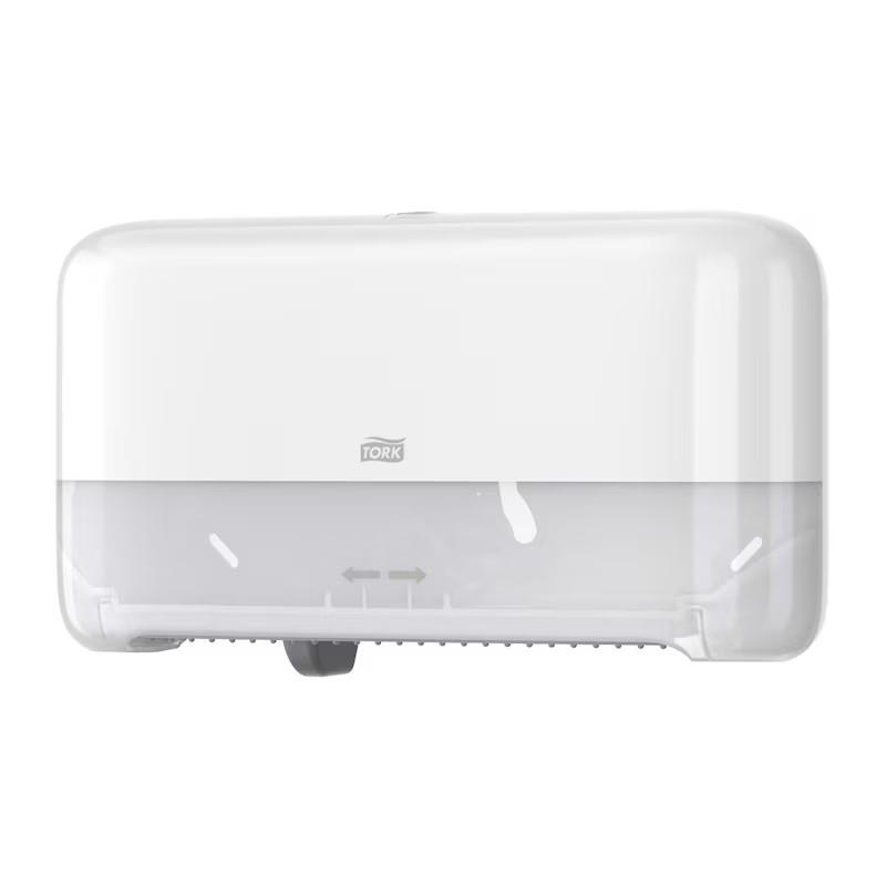 558060 Tork OptiServe® 2-Roll Coreless Toilet Paper Dispenser White T7