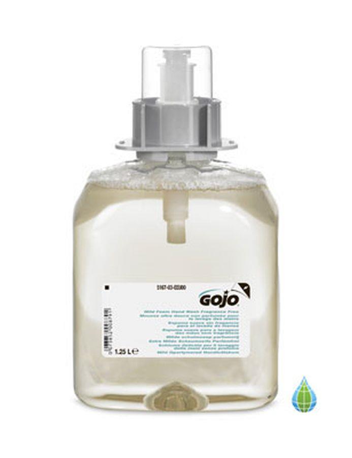 gojo foam soap, hand wash, refill, sanitary, hygienic, no residue 