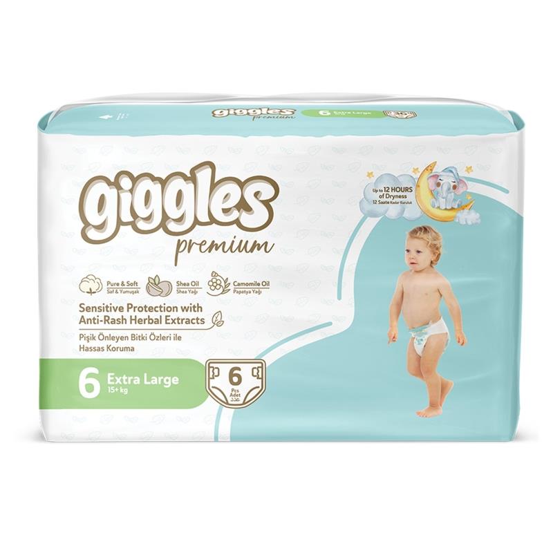 Giggles Nappies Size 6 XL Pack 6’s