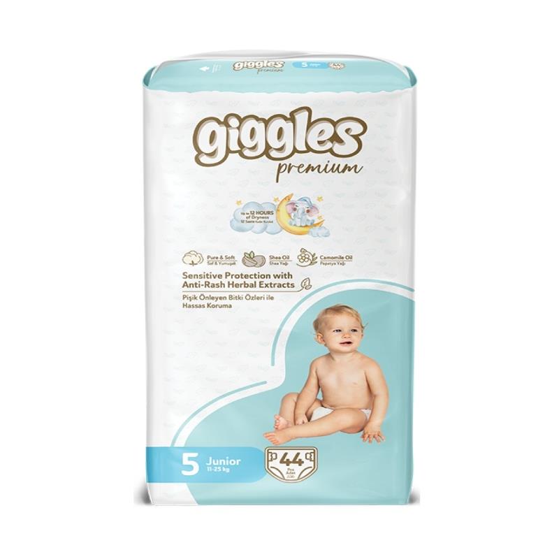 Giggles Nappies Size 5 Junior Pack 44’s