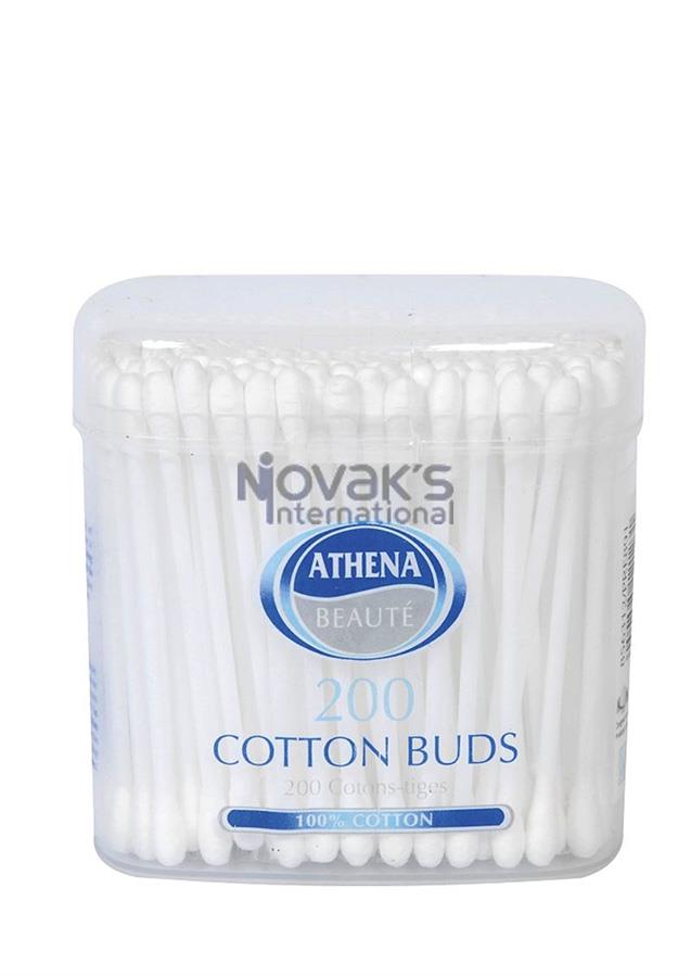 athena cotton buds, ear cleaning, hygiene, wiping, make up, disposable 