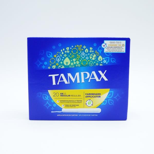 Tampax Blue Regular Applicator Tampons 20's
