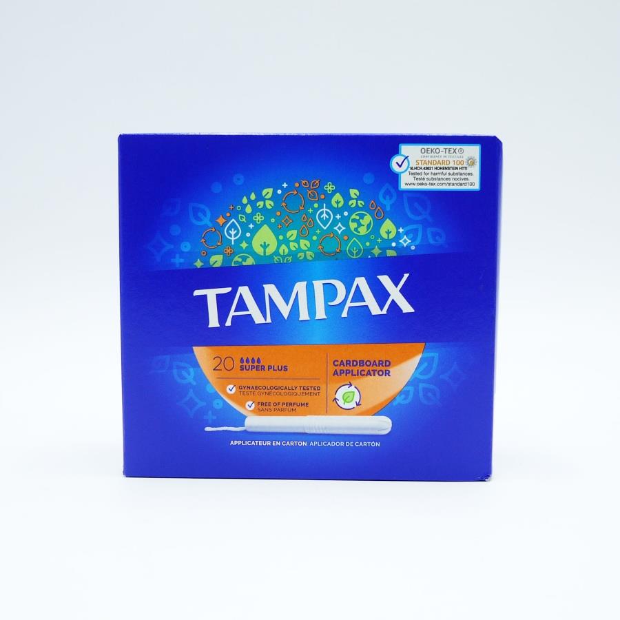 Tampax Super Plus Applicator Tampons 20's