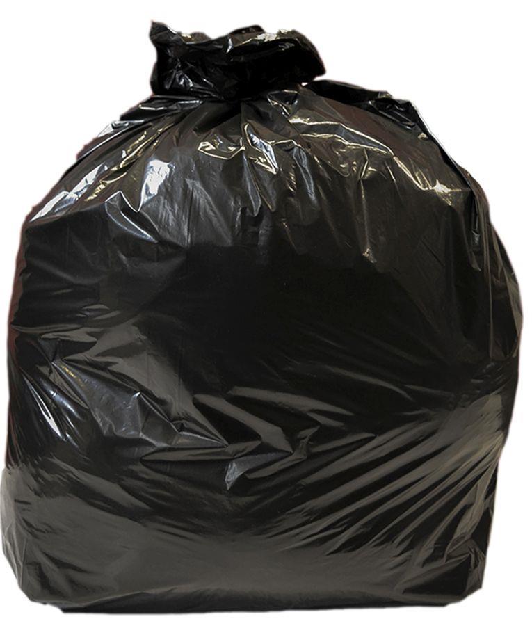 Black Heavy Duty Compactor Sack 20" x 34" x 46" x 100