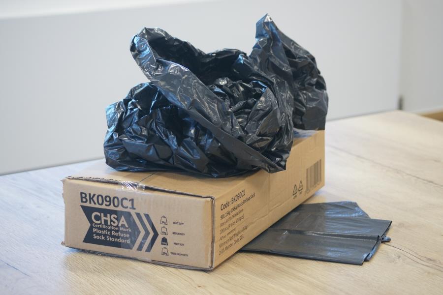 Heavy Duty Black Refuse Sacks 15kg