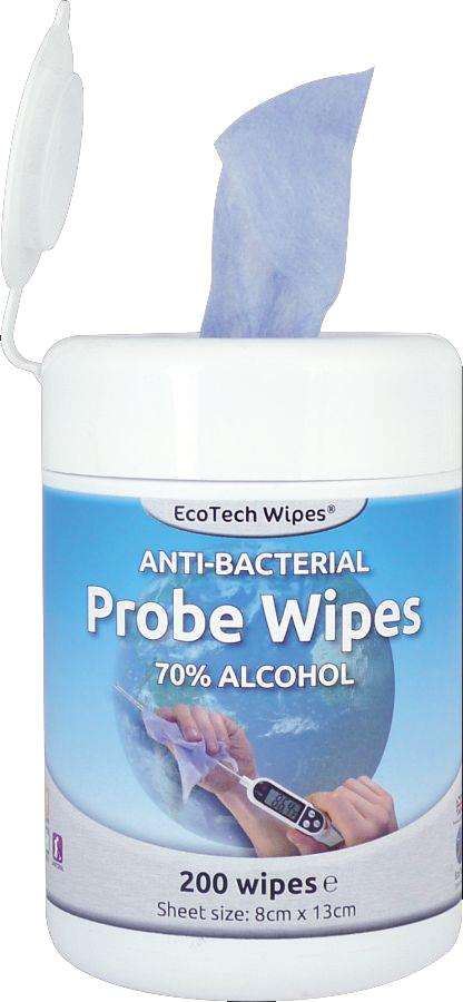 EcoTech Anti-bacterial Probe Wipes Tub