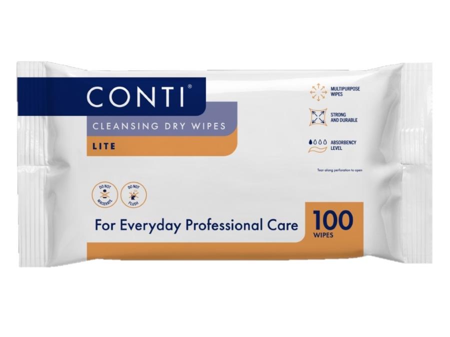  Conti Lite Dry Wipes Large