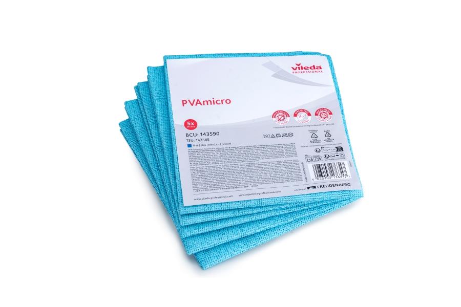 Vileda PVA Blue Micro Cloths