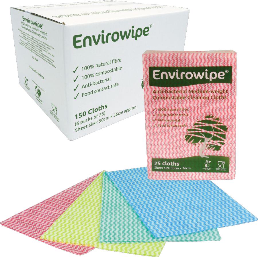 Envirowipe Compostable Cloths - Blue