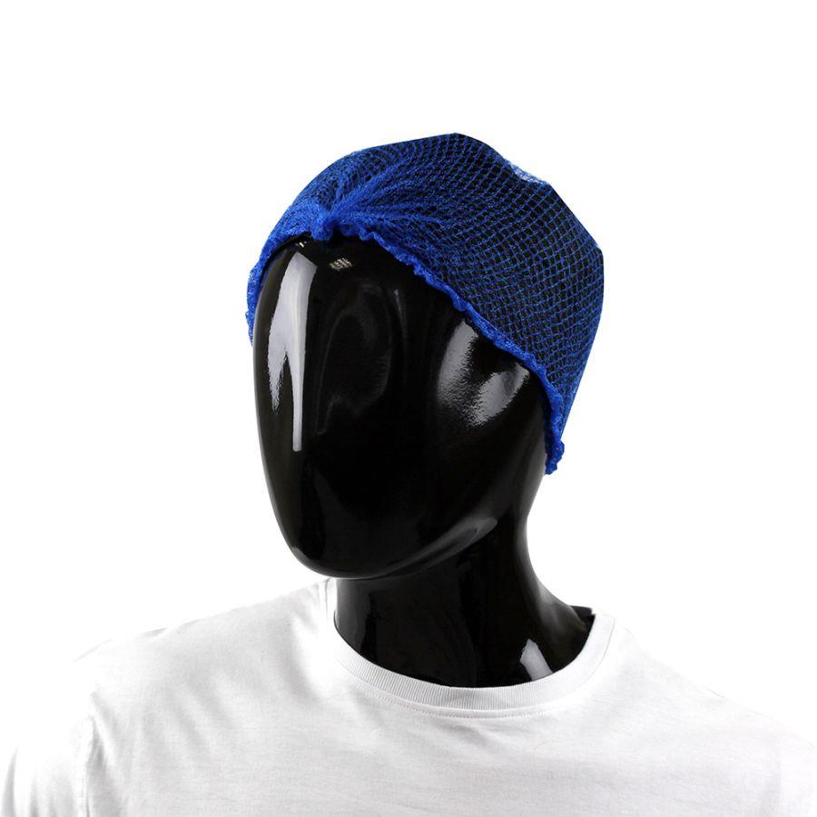 Blue Hairnets Knotted End