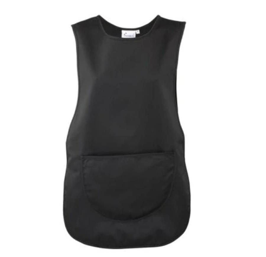 Standard Medium Tabard with Pocket Black