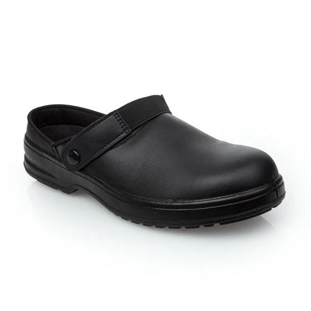 Slipbuster Cryzon Safety Chef Clogs Black Size 7