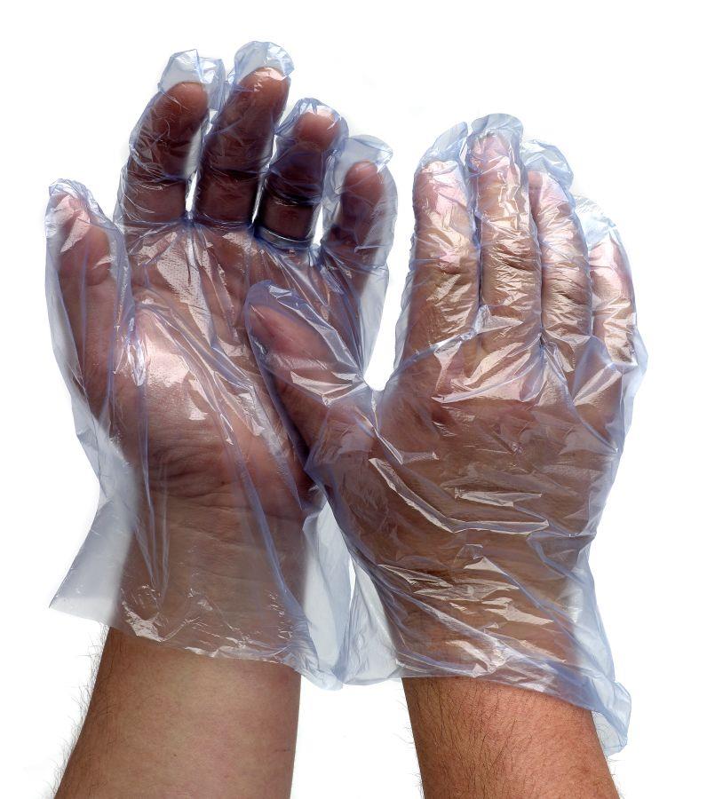 Polythene Catering Gloves Large