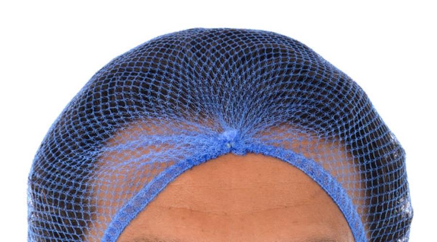 Click Once Hairnet Blue Detectable