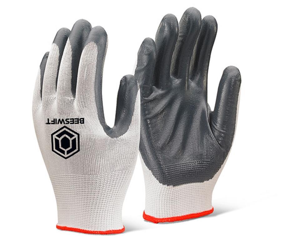 Click Once Nitrile P/C Grey Small Gloves