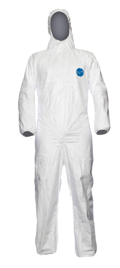 Tyvek 500 Xpert Hooded Coverall White Large