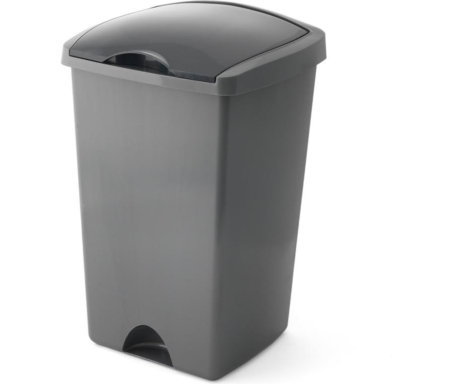 Addis Grey Lift Lid Bin 50ltr
