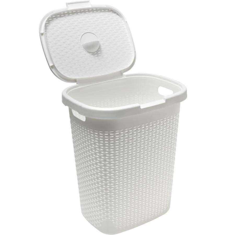 Addis Ratten Effect Cream Laundry Hamper