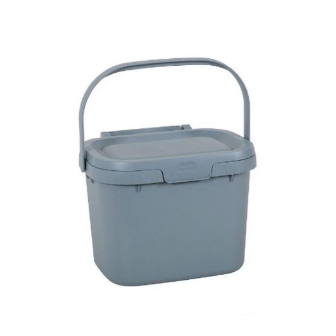 4ltr Grey Food Waste Caddy