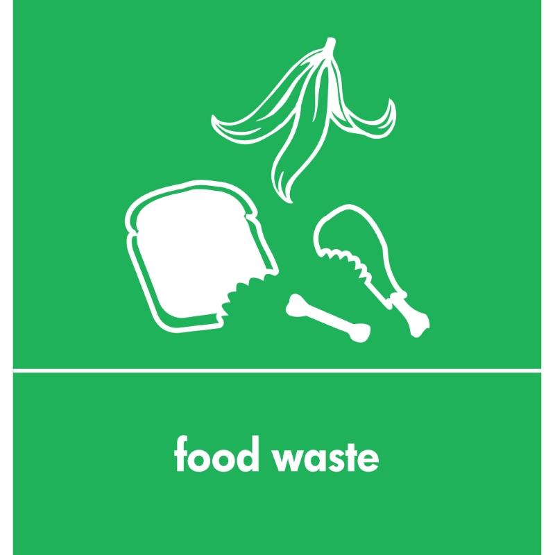 Recycling Sticker - Food Waste