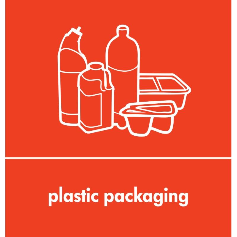 Recycling Sticker - Plastic