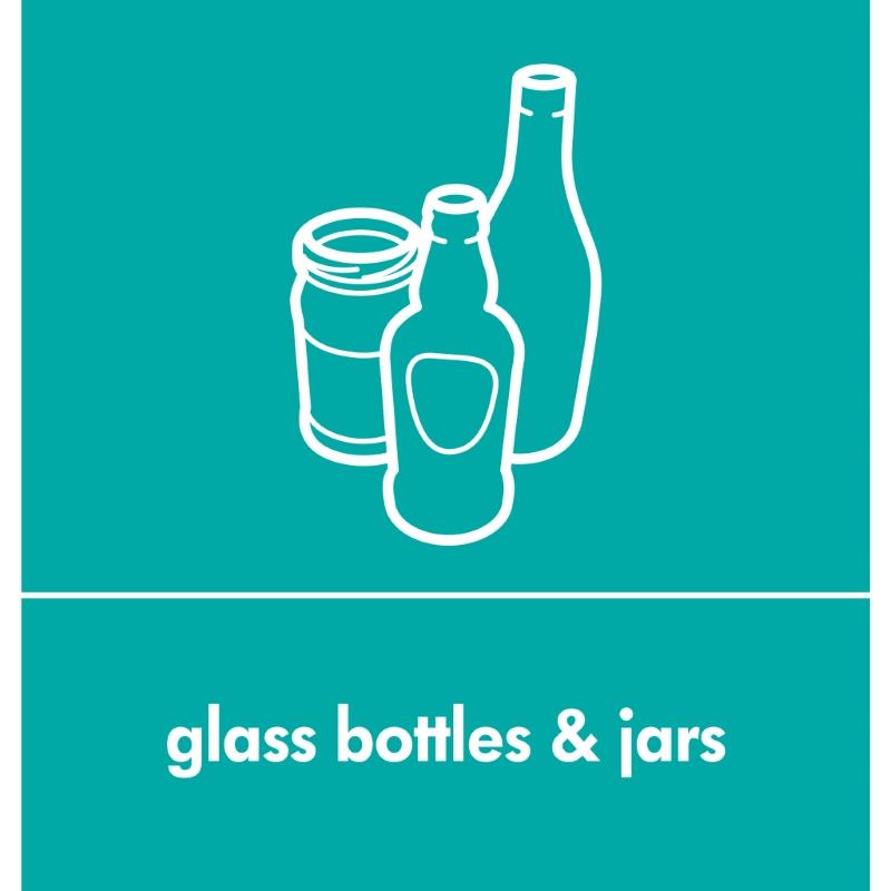 Recycling Sticker - Glass