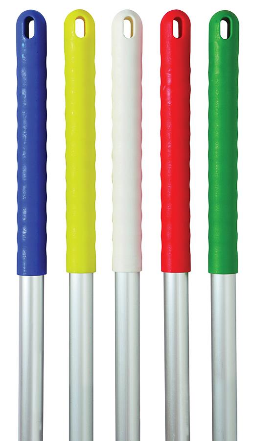103132 Yellow Aluminium Hygiene Handle 125cm