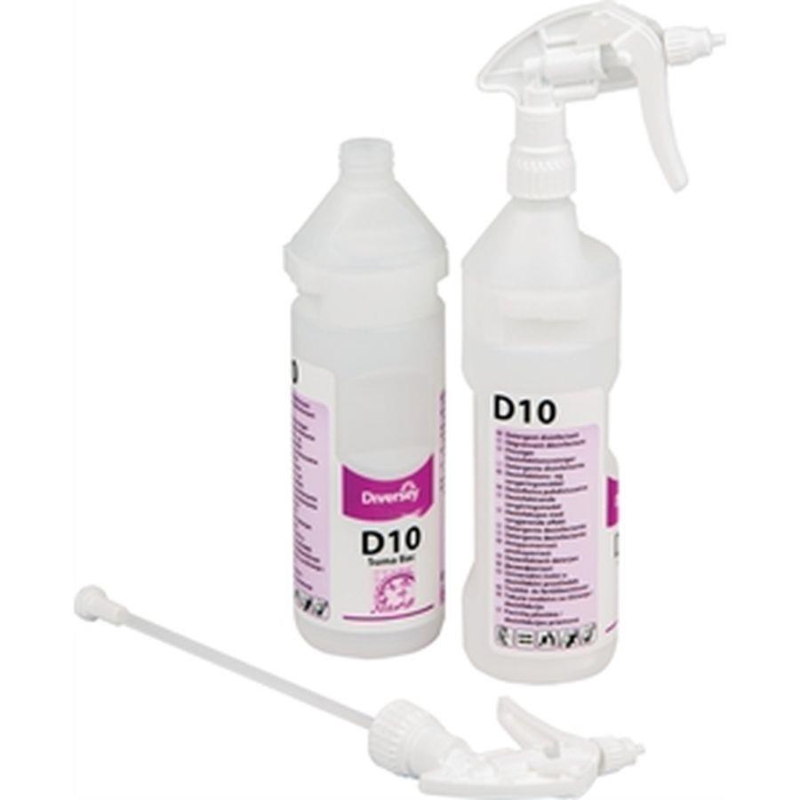 d10, empty trigger bottle, durable, heavy duty, reusable, 