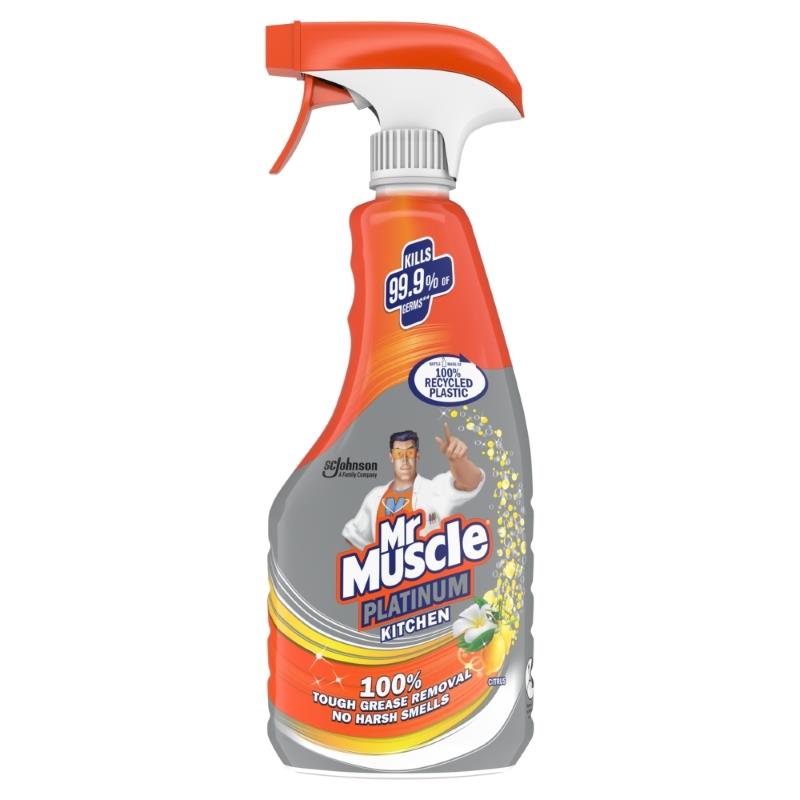 mr muscle, kitchen cleaner, disinfectant, 