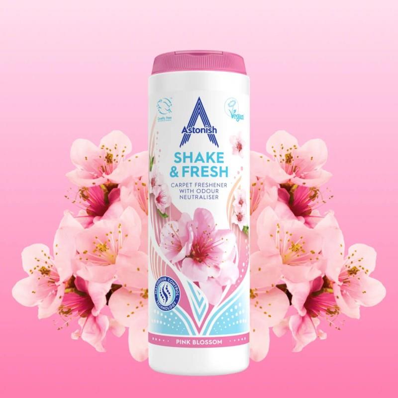Astonish Pink Blossom Carpet Freshener With Odour Neutraliser 350g