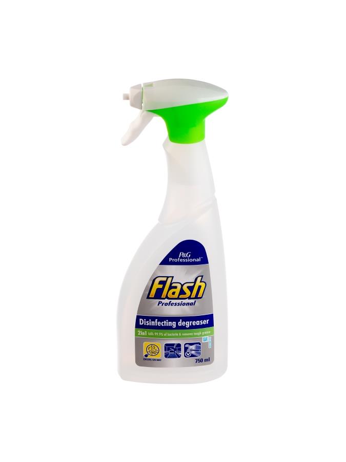 flash, disinfectant, degreaser, sanitiser, trigger spray, kitchen, catering, food prep 