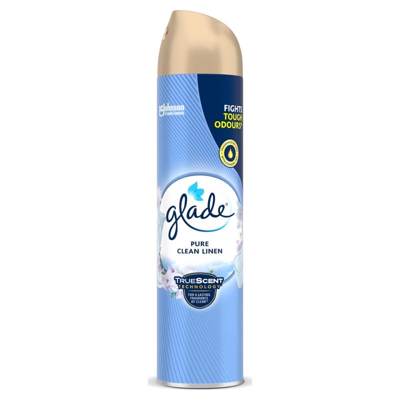 Glade Clean Linen Aerosol Air Freshener 300ml
