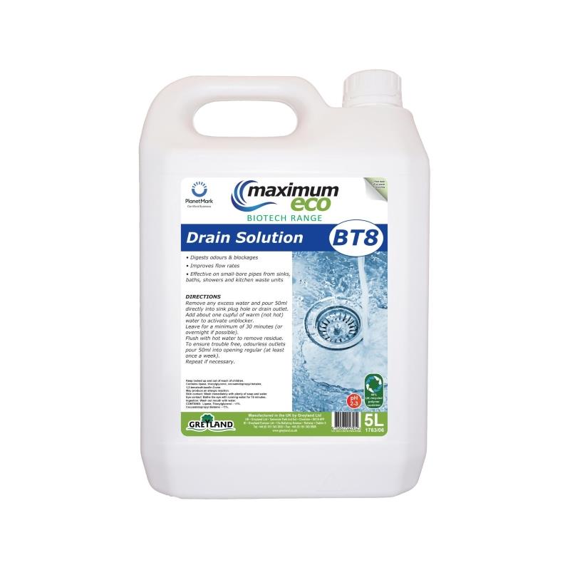 Biotech 8 Drain Solution 5ltr