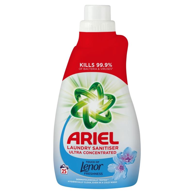 Ariel Laundry Sanitiser With Lenor 5 x 1ltr