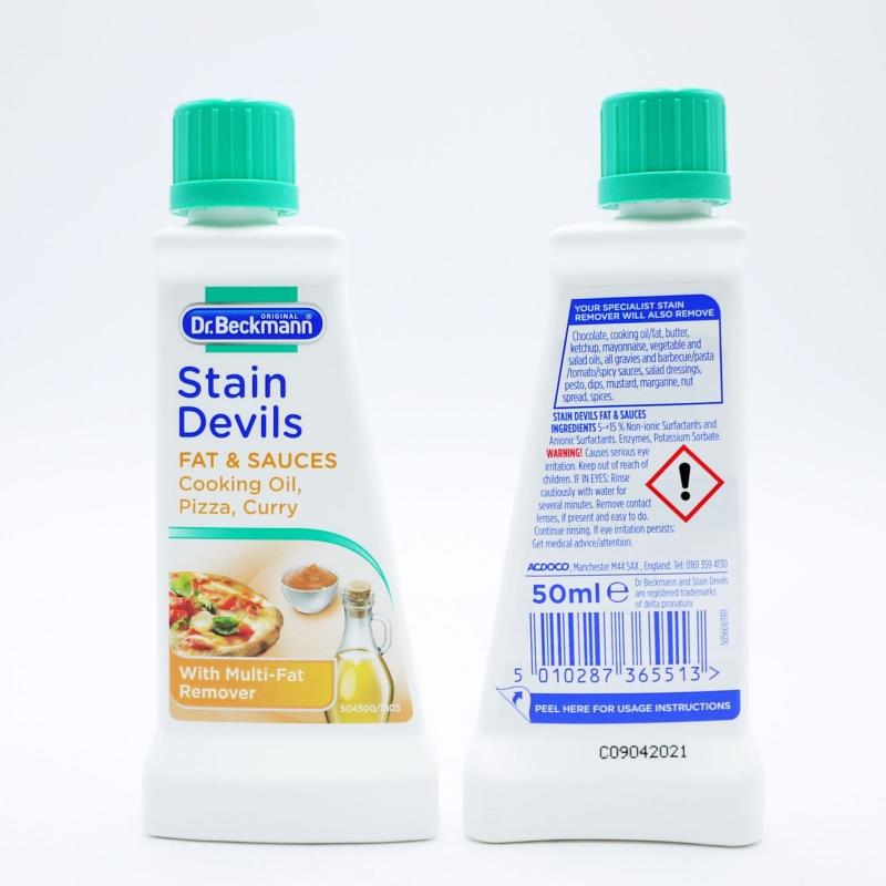 Dr Beckmann Stain Devils Removes Cooking Oil & Fat - 50 ml