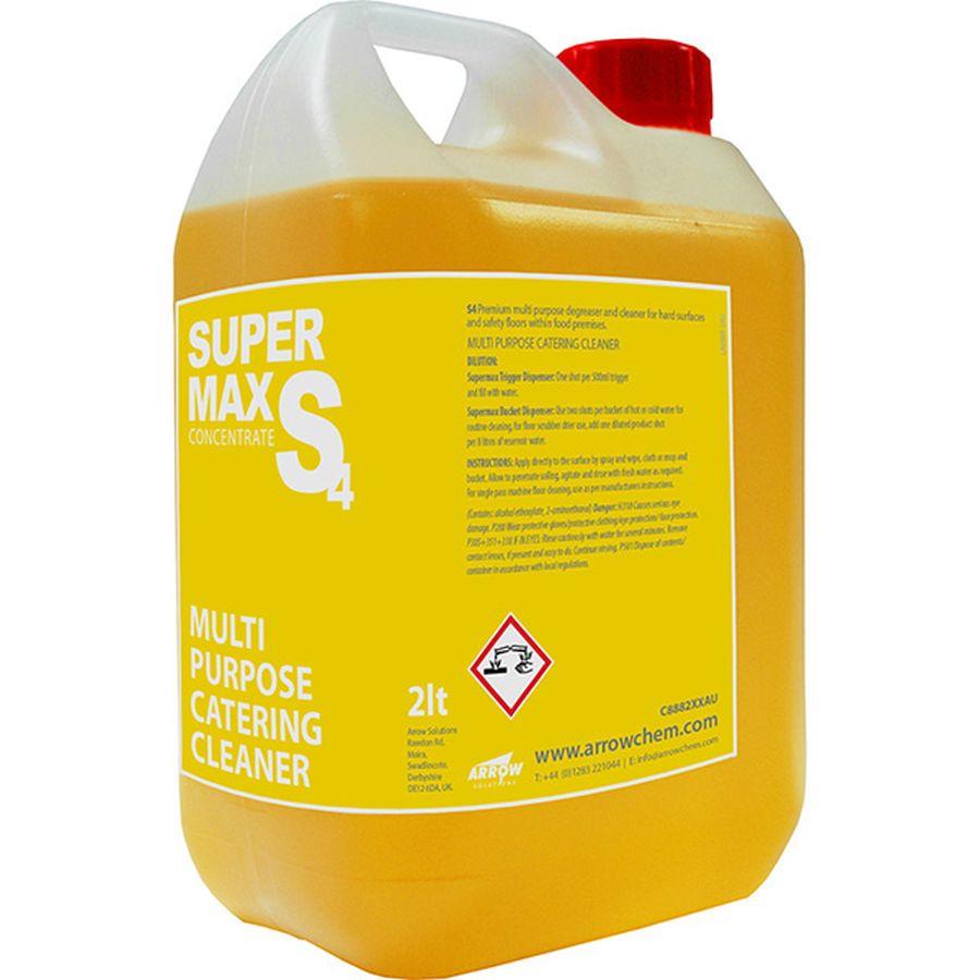 Arrow S4 Supermax Multi Purpose Catering Cleaner 2ltr CPD Direct