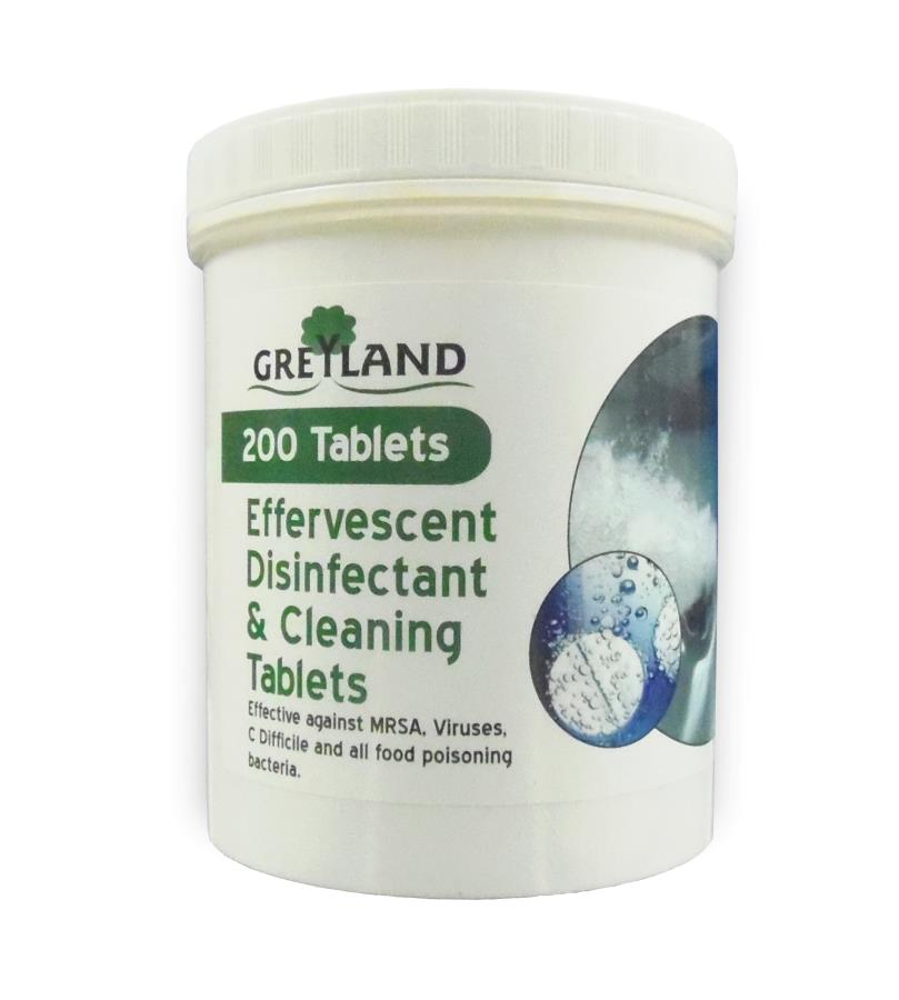 Effervescent Disinfectant & Cleaning Tablets 200's