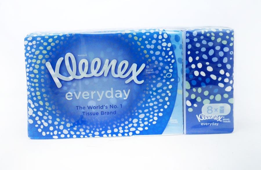 Kleenex Pocket Tissues - Pack of 8 x 18