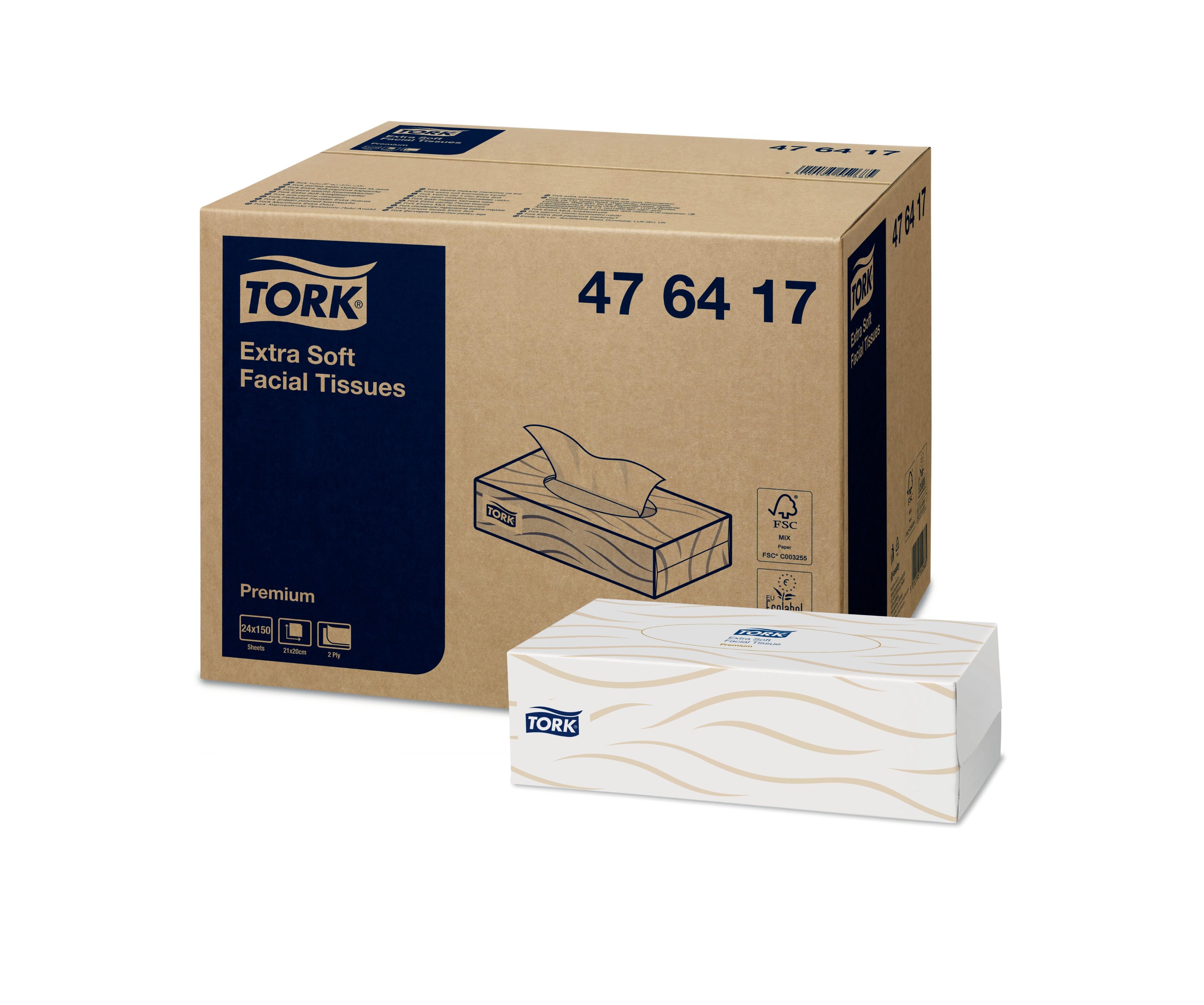 Tork Extra Soft Facial Tissues Premium