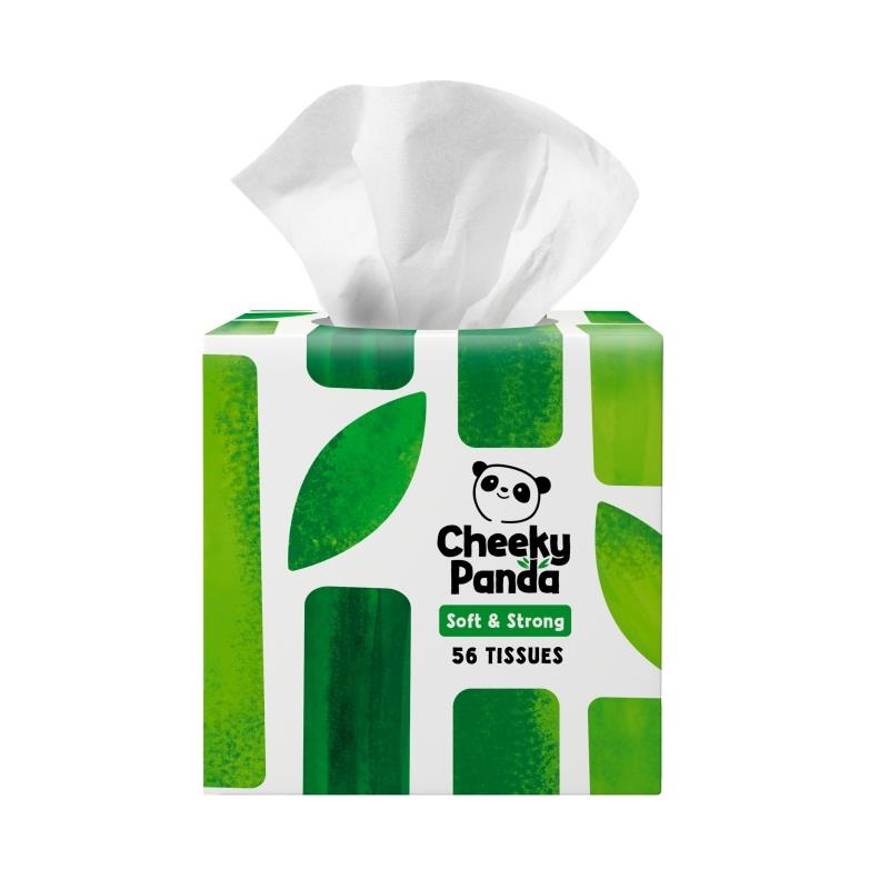 Cheeky Panda Classic Bamboo Facial Tissues Cube