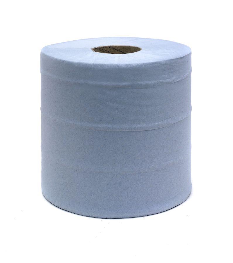 centrefeed rolls, blue, wiping, cleaning, 2 ply, dispenser, industrial, manufacturing 