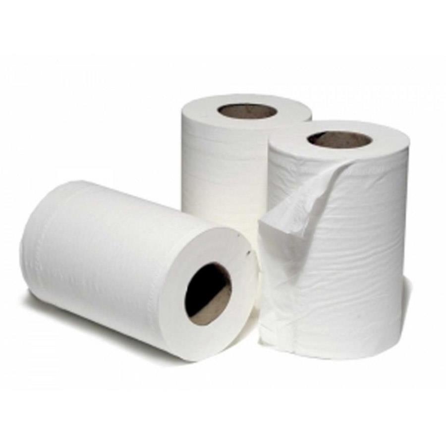 Mini Centrefeed Roll - White - 2ply