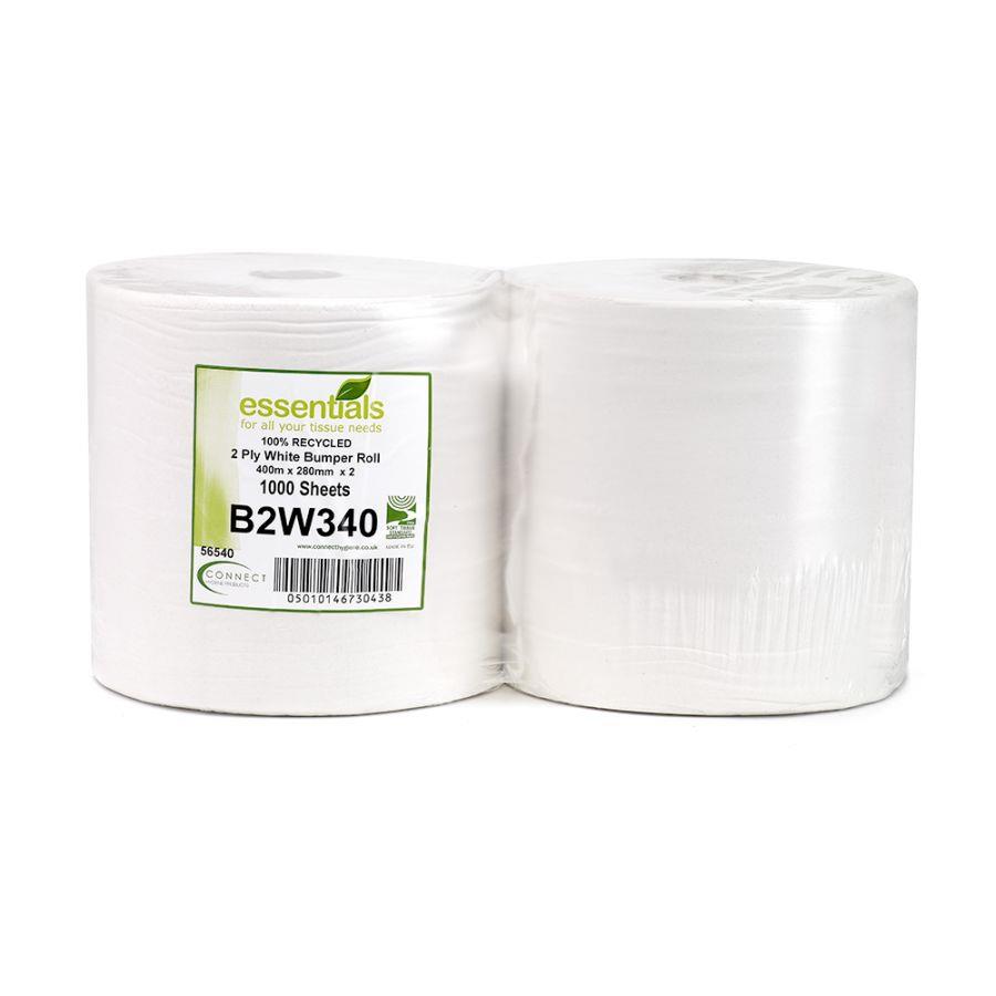 white bumper role, multipurpose, durable, soft, quality, wiping, spills, cleaning 