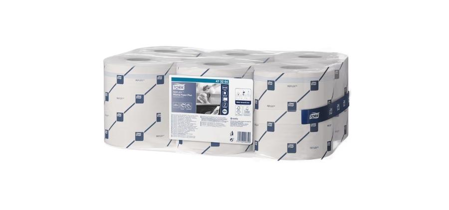 473264 Tork Reflex White Wiping Paper Towels M4