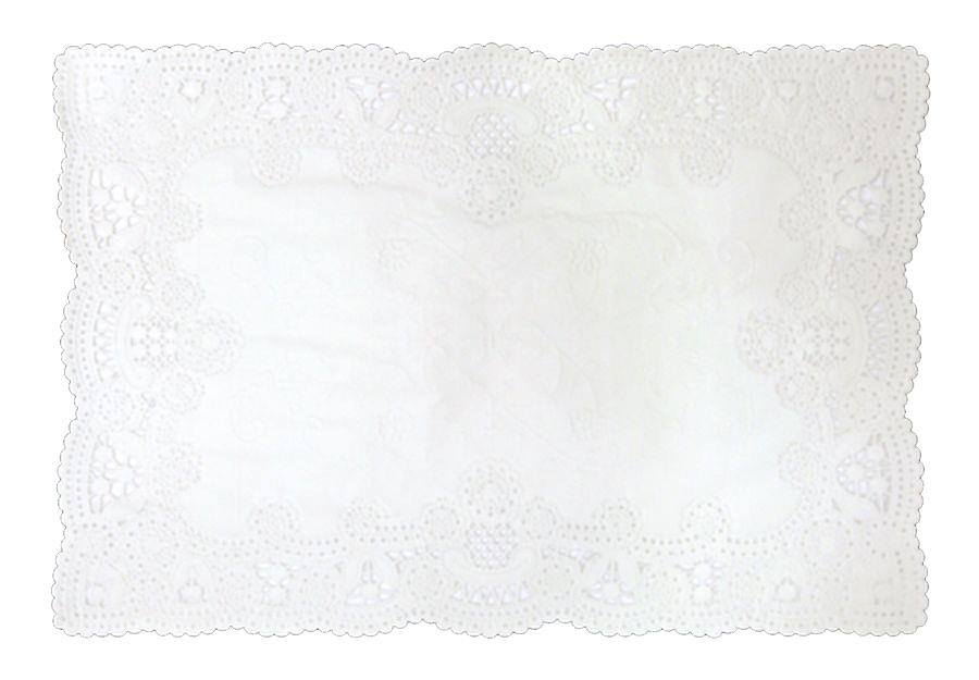 lace tray papers, doyleys, improved presentation, catering, restaurants 